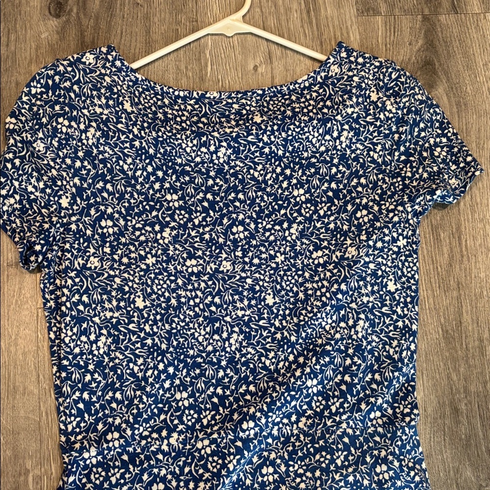 Boden Floral Blue Dress size 4 - Picture 5 of 5